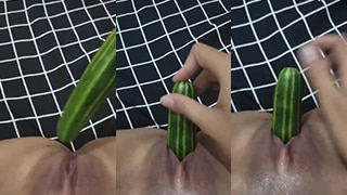 Ayna Masukin Timun Ke Memek