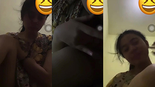 VCS Salma Alea Udah Ngantuk Dipaksa Pacar Colmek